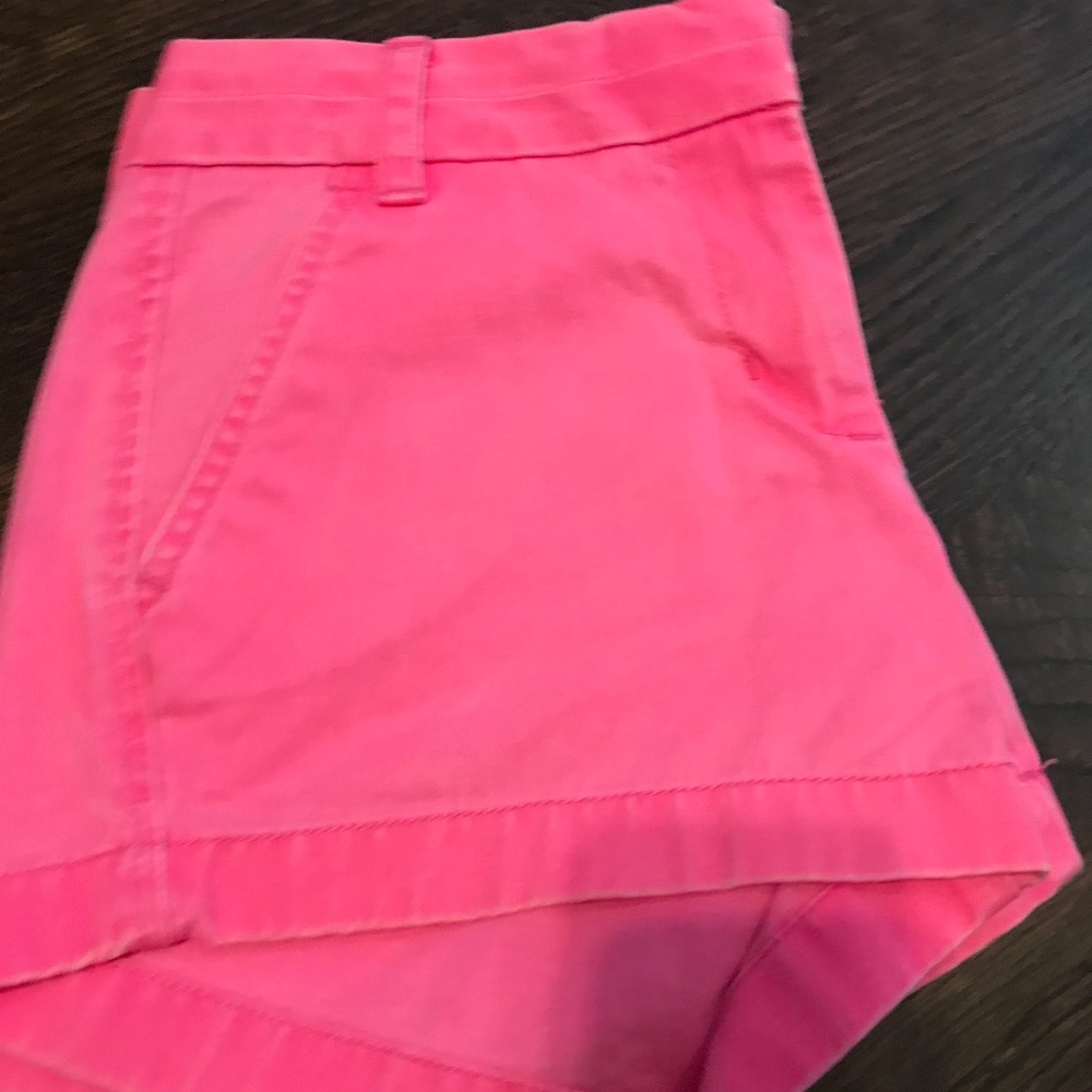 J. Crew 3" Hot Pink Chino Shorts